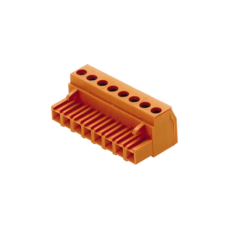 BLA-3-SN-OR The Weidmüller BLA-3-SN-OR is a PCB plug-in connector designed for wire connections. It features RoHS3 compliance and an MSL 1 rating.