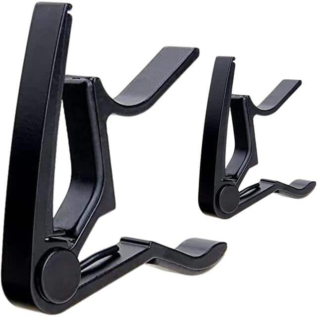 CAPO BLK 2 Pcs Capo Acoustic Electric Clip 2PAC