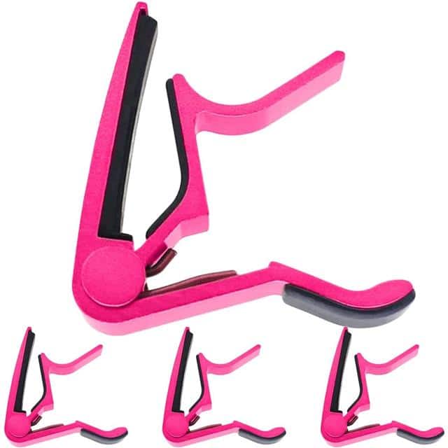 CAPO PNK 4 Pcs Capo Acoustic Clip 4PACK