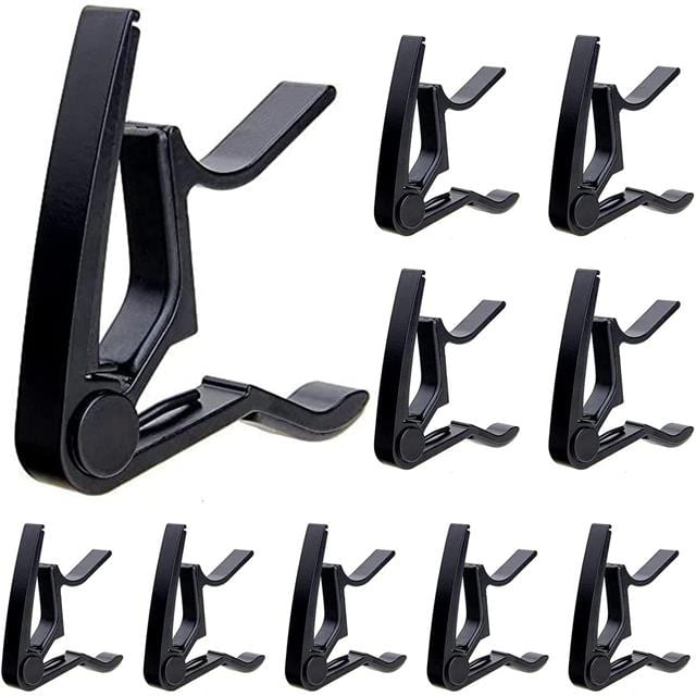 CAPO BLK 10 Pcs Capo Acoustic Electric Clip 10PA