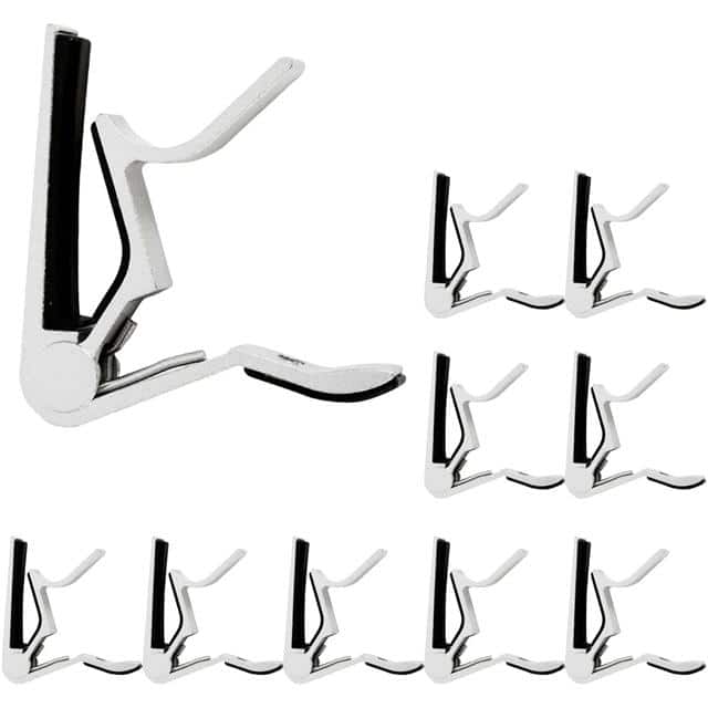 CAPO WH 10 Pcs Capo Acoustic Clip White 10PACK