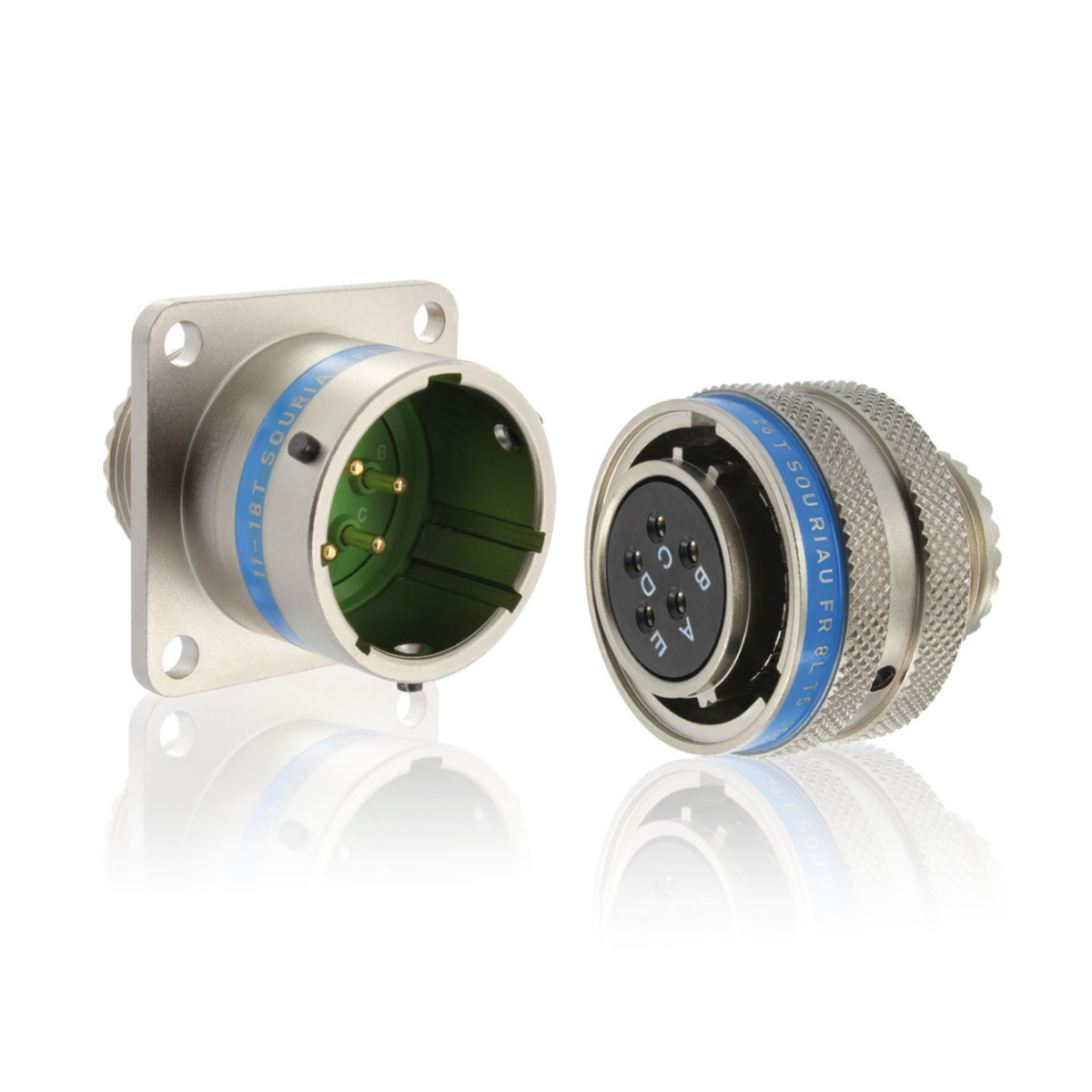 MS27466T23F53PB The Souriau-Sunbank by Eaton MS27466T23F53PB is a MIL-DTL-38999 Series I circular connector designed for high-reliability applications. It features RoHS3 compliance and an MSL 1 rating.