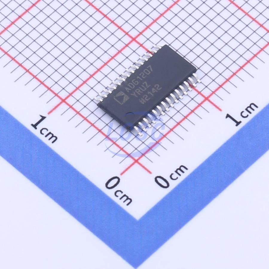 ADG1207YRUZ The ADG1207YRUZ from Analog Devices is an 8-channel differential analog multiplexer. It offers low capacitance and charge injection, making it suitable for various signal routing applications.