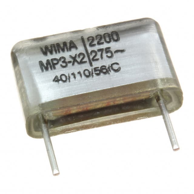MPX21W1220FA00MSSD CAP FILM 2200PF 20% 275VAC RAD
