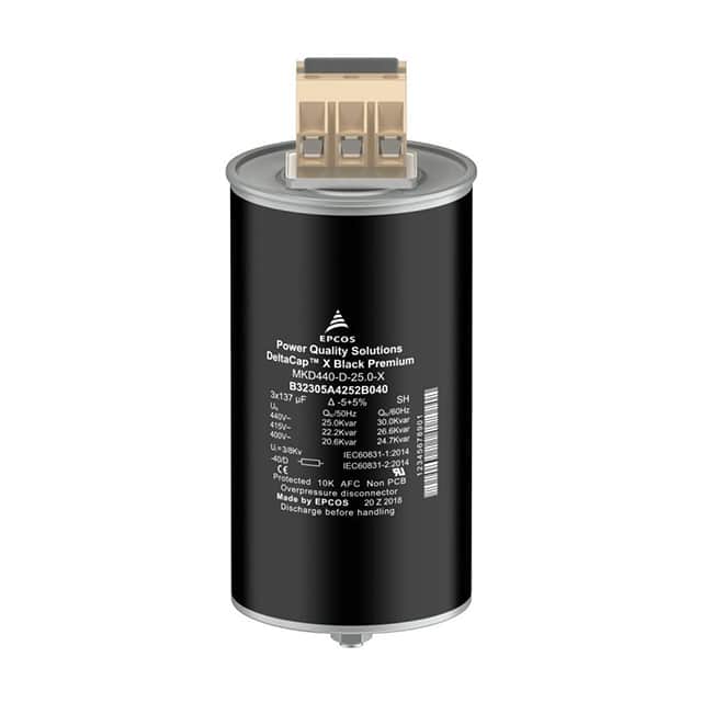 B32305A4252B040 CAP FILM 137UF 5% 440VAC RAD