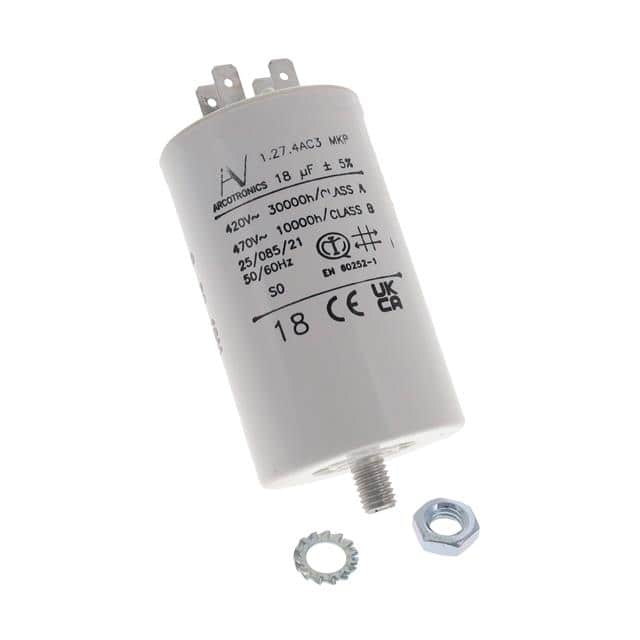 C274AC35180AA0J CAP FILM 18UF 5% 470VAC RADIAL