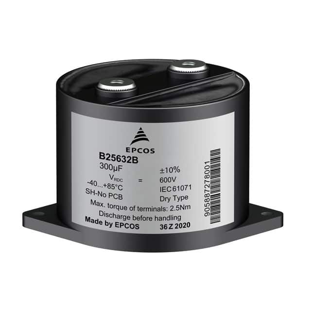 B25632B0187K800 CAP FILM 180UF 10% 800V RADIAL