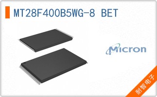 MT28F400B5WG-8BET The Micron Technology MT28F400B5WG-8BET is a 4Mbit Parallel NOR Flash memory. It features an 80ns access time and operates within a 4.5V to 5.5V supply range.