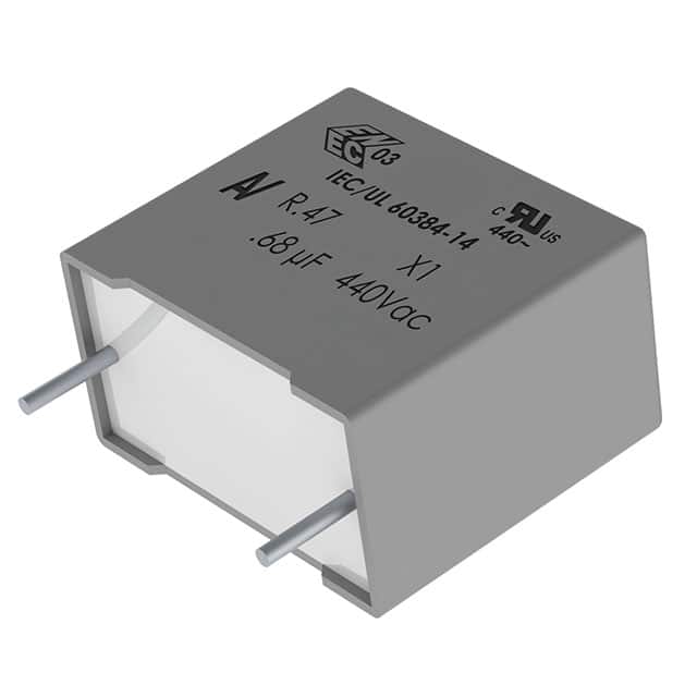 R474R368050A1KV057 CAP FILM 0.68UF 10% 1KVDC RADIAL