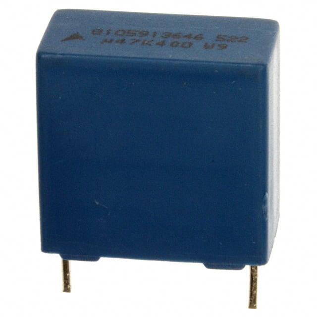 B32522C6474K289 CAP FILM 0.47UF 10% 400VDC RAD