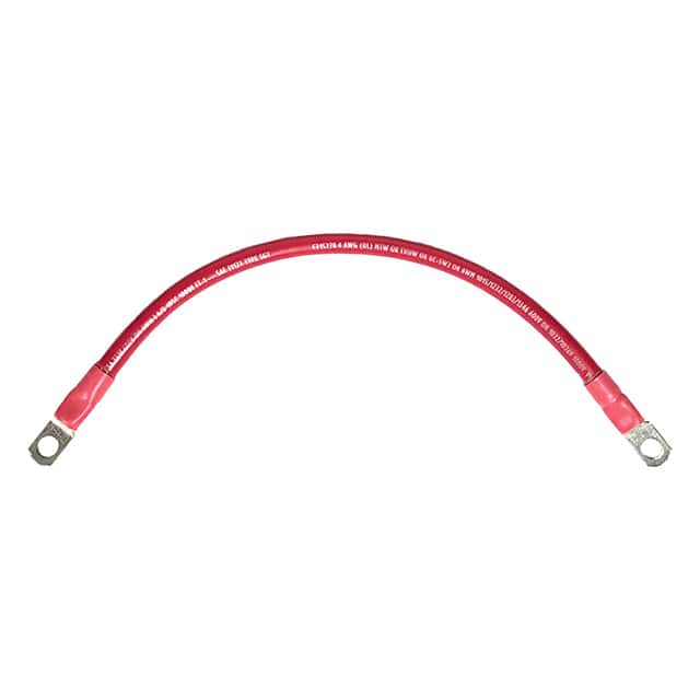4-5MBCRED12 MARINE BATTERY CABLE, 4 AWG GAUG