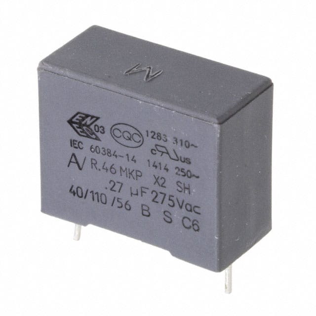 R46KI327000N0M CAP FILM 0.27UF 20% 560VDC RAD