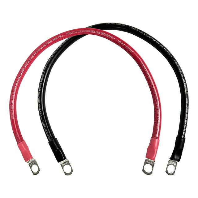 4-3MBCSET24 MARINE BATT CBL SET 24"L 3/8LUG