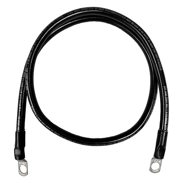 4-5MBCBLA48 MARINE BATT CBL BLK 48"L 5/16LUG