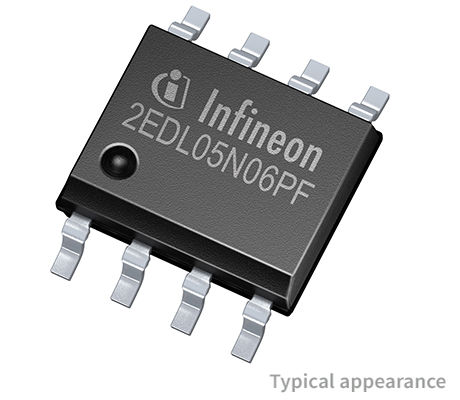 2EDL05N06PF The Infineon 2EDL05N06PF is a 600V half-bridge gate driver IC. It offers integrated bootstrap diode functionality and robust performance for power applications.