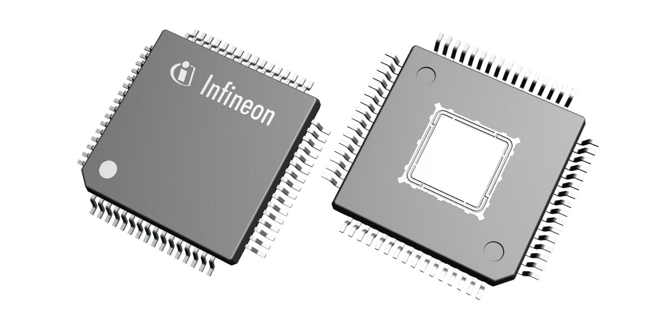 TLE9183QK The Infineon TLE9183QK is a high-power 3-phase bridge driver IC designed for automotive applications. It supports N-channel FETs and offers robust operation within a wide voltage range.