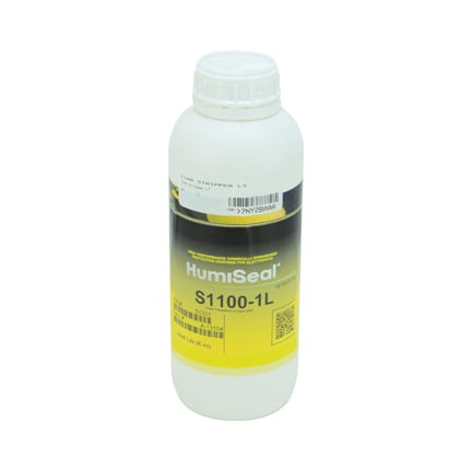 HUMISEAL 1100 STRIPPER The HumiSeal 1100 Stripper is designed for the removal of dual cure acrylated urethane conformal coatings. It is supplied in a 1 L bottle.