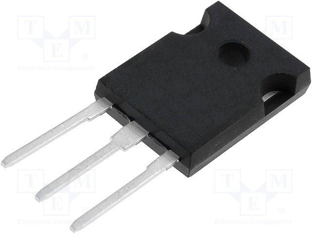 VS-60APU02-N3 Ultrafast soft recovery diode rated 200V and 60A. Features low forward voltage drop and 28ns reverse recovery time in a TO-247AC package.