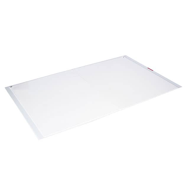 WC 3151DW FLOOR POLYPROP WHT 4.25'X2.62'