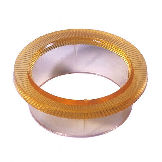 ZA2080 PLASTIC RINGLET AMBER