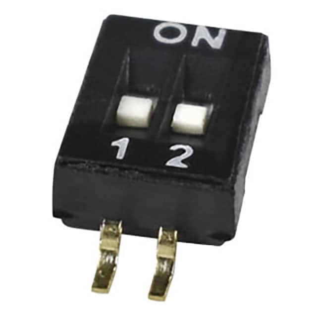 DS05-127-2-02BK-SMT-TR DIP SWITCH, SPST, 1.27 PITCH, FL