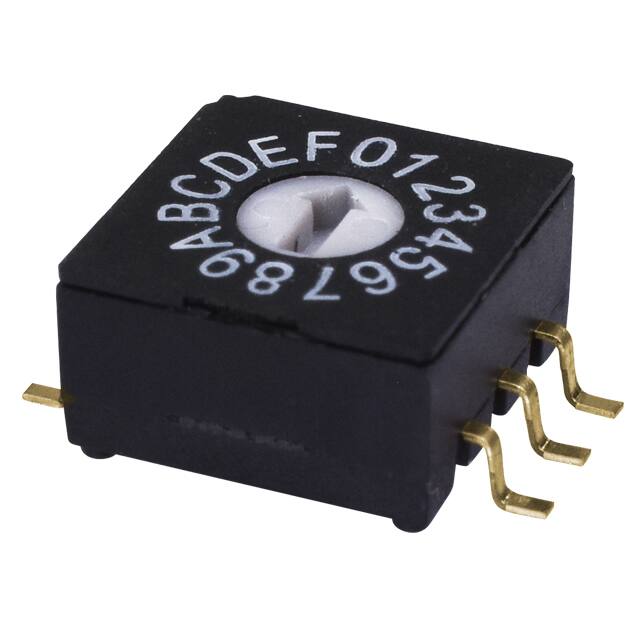 RDS-10S-1055-SMT-TR ROTARY DIP SWITCH, 10 X 10 X 5.5