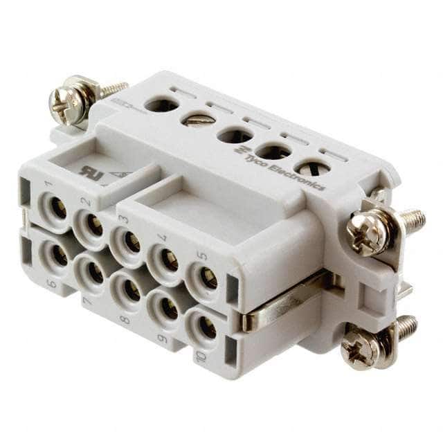 1-1103415-1 INSERT FEMALE 10POS+1GND SCREW