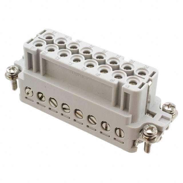 1-1103417-7 INSERT FEMALE 16POS+1GND SCREW