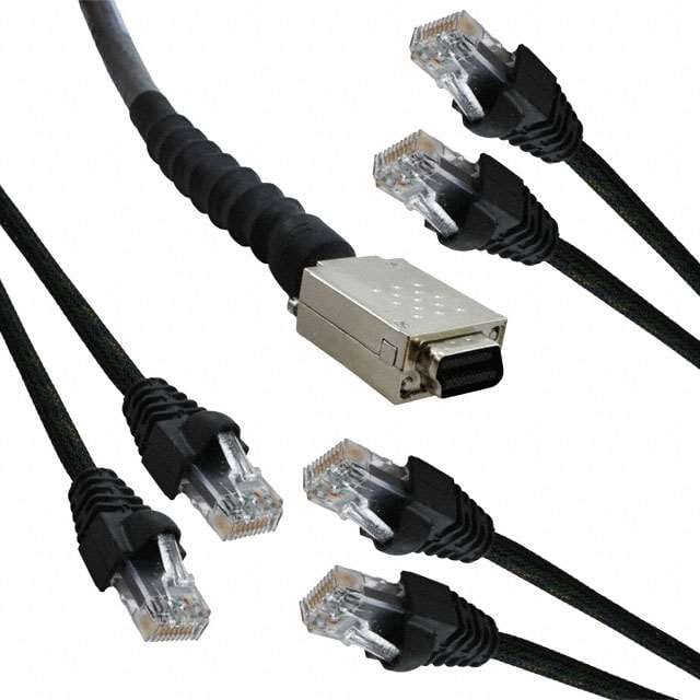 1-1499520-1 C/A MRJ21/RJ45 GBE GRAY CMR