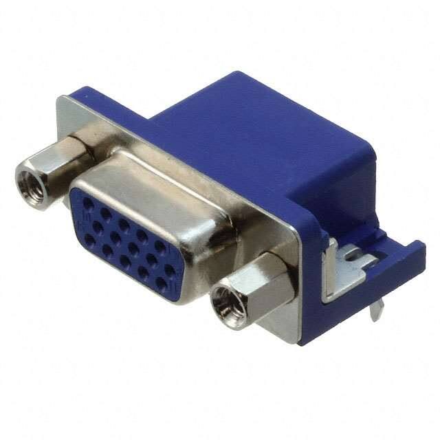1-1734344-2 CONN D-SUB HD RCPT 15P R/A SLDR