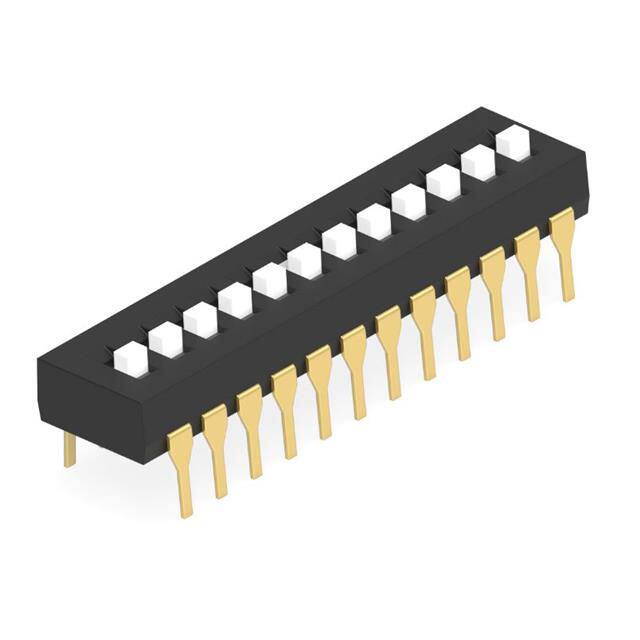 1-1825057-0 SWITCH DIP SPST EXT ACT 12POS