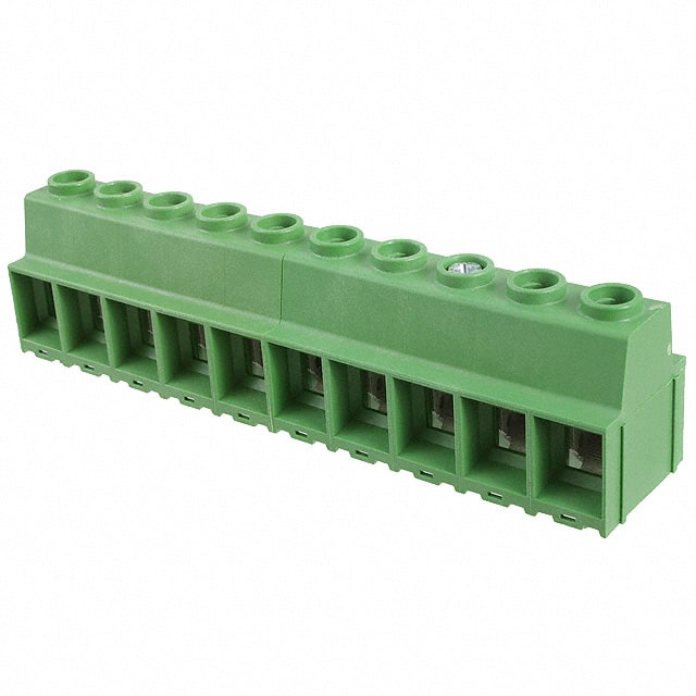 1-1986714-0 TERM BLK 10POS SIDE ENT 15MM PCB