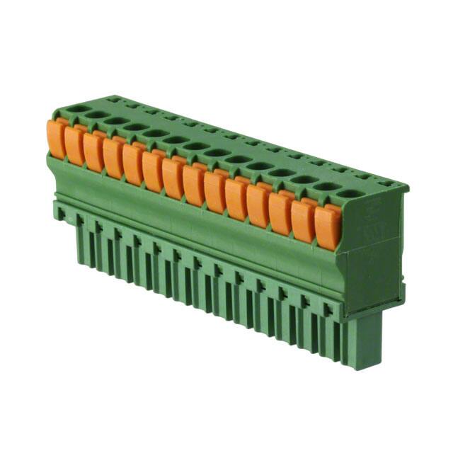 1-1986722-4 TERM BLOCK PLUG 14POS STR 3.81MM