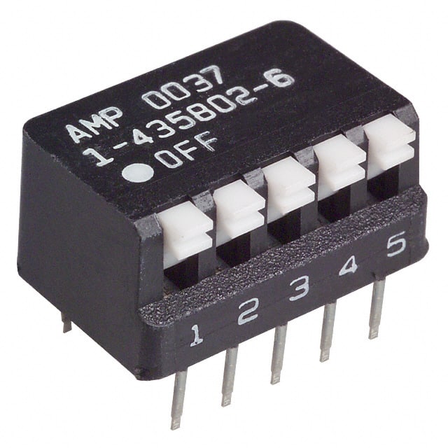 1-435802-6 SWITCH PIANO DIP SPST 25MA 24V