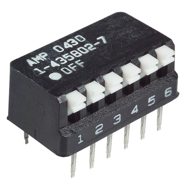 1-435802-7 SWITCH PIANO DIP SPST 25MA 24V