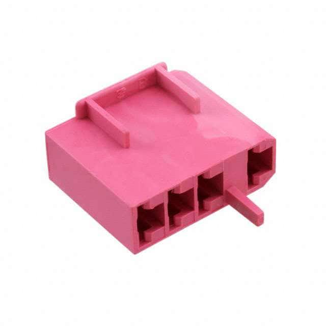 1-521498-2 CONN RCPT HOUSING 0.25 4POS RED