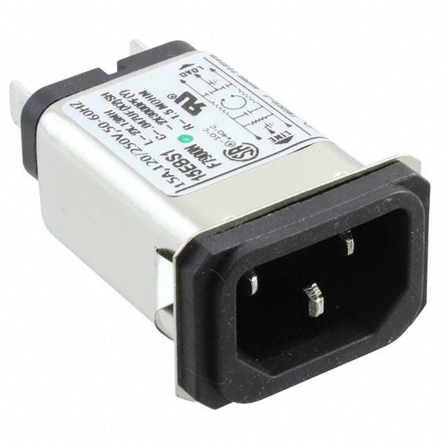 1-6609005-5 PWR ENT RCPT IEC320-C14 PANEL QC