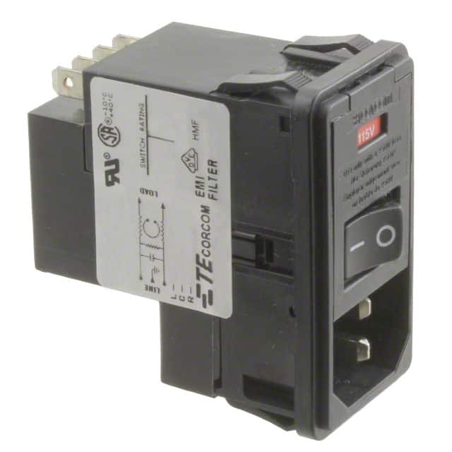 1-6609106-3 PWR ENT MOD RCPT IEC320-C14 PNL