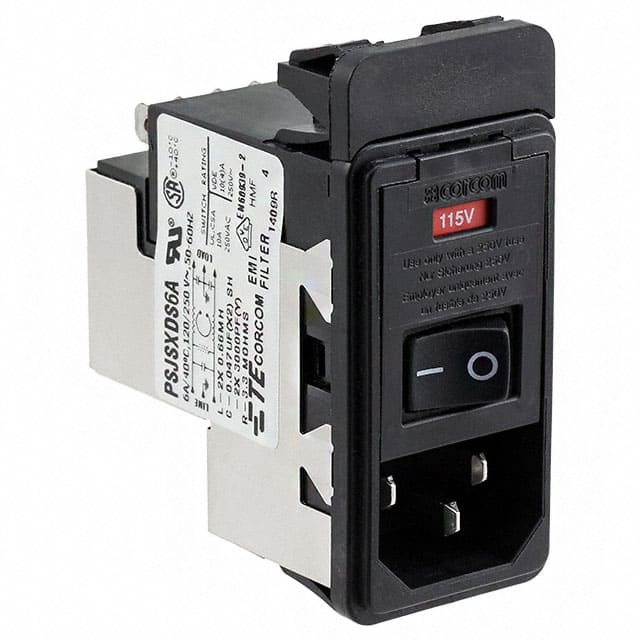 1-6609946-1 PWR ENT MOD RCPT IEC320-C14 PNL