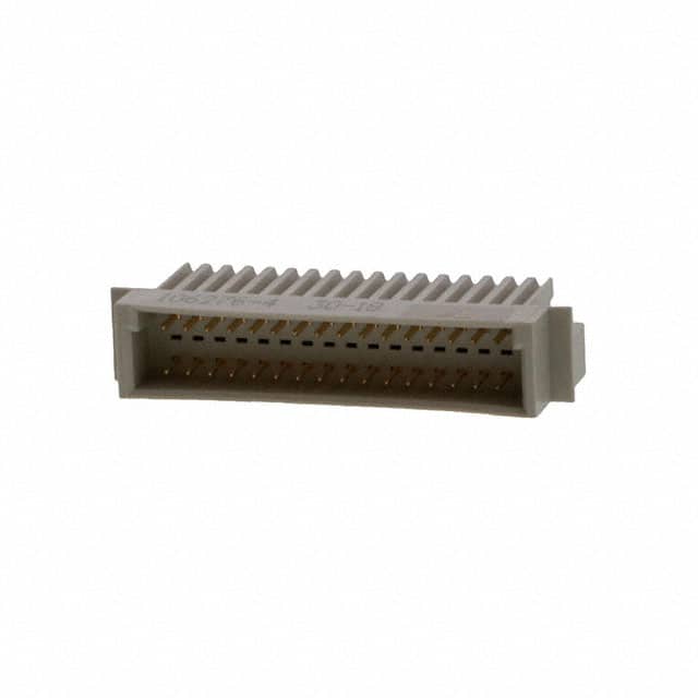 106276-4 CONN DIN PLUG 48POS PCB RA GOLD