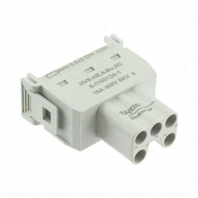 1103134-1 MODULE FEMALE 5POS TENSION CLAMP