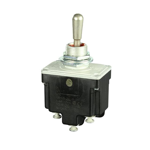 12TL1-7 SWITCH TOGGLE DPDT 10A 125V
