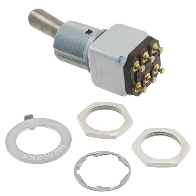12TW1-8F SWITCH TOGGLE DPDT 5A 125V