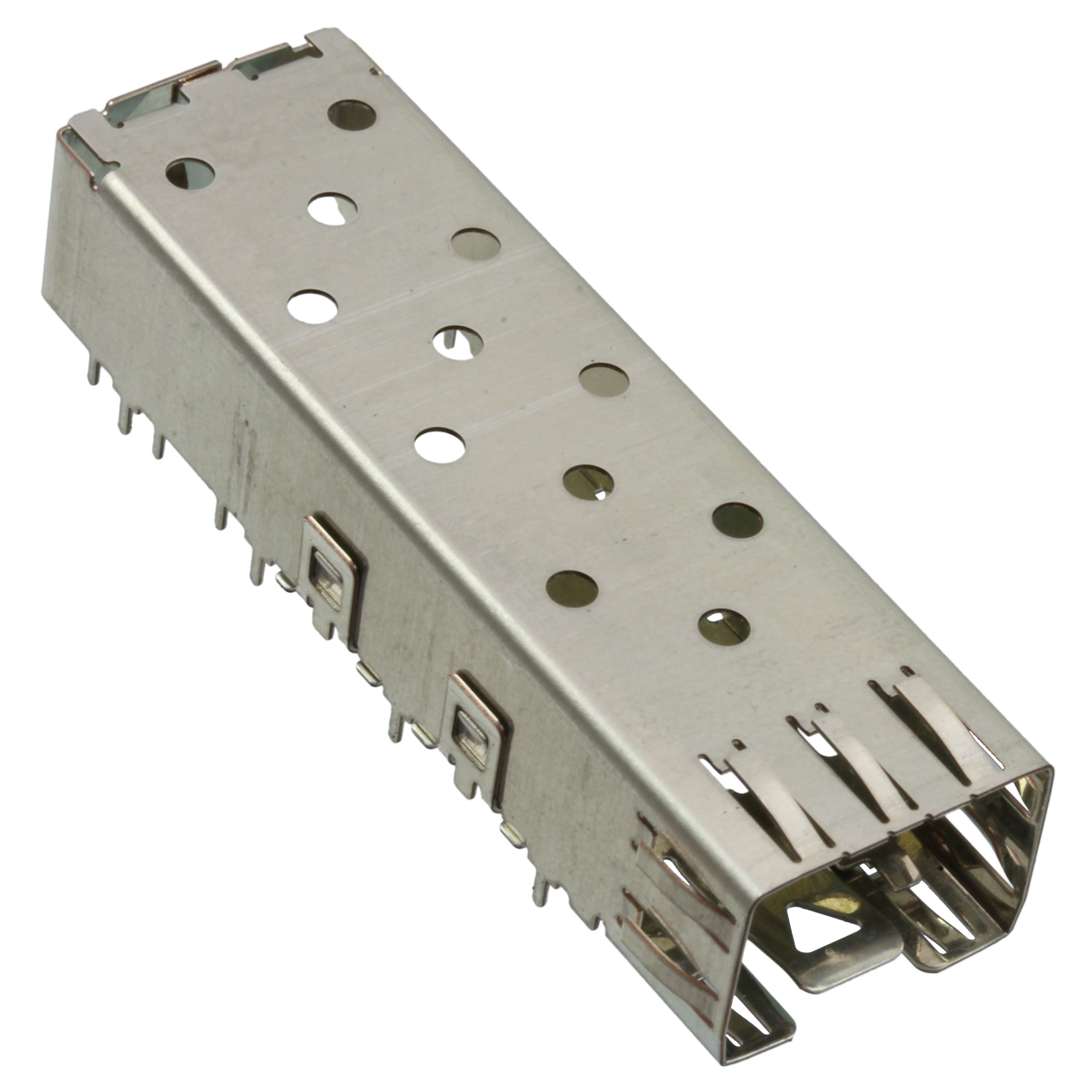1489962-3 CONN SFP CAGE SLD R/A