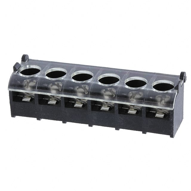 1546927-6 CONN BARRIER STRIP 6CIRC 0.325"