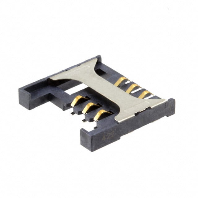 1612586-1 CONN SIM CARD PUSH-PULL R/A SMD