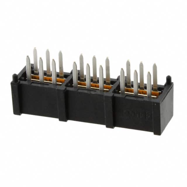 1766685-1 CONN EDGE DUAL FMALE 6POS GOLD