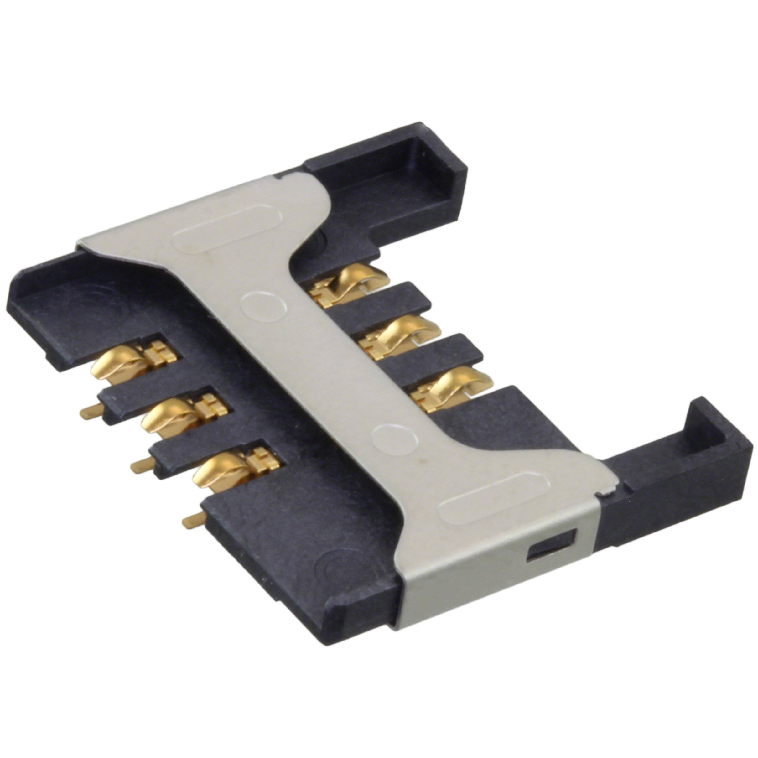 1871406-1 CONN SIM CARD PUSH-PULL R/A SMD