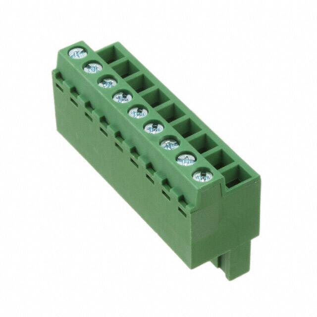 1986300-9 TERM BLOCK PLUG 9POS STR 5MM