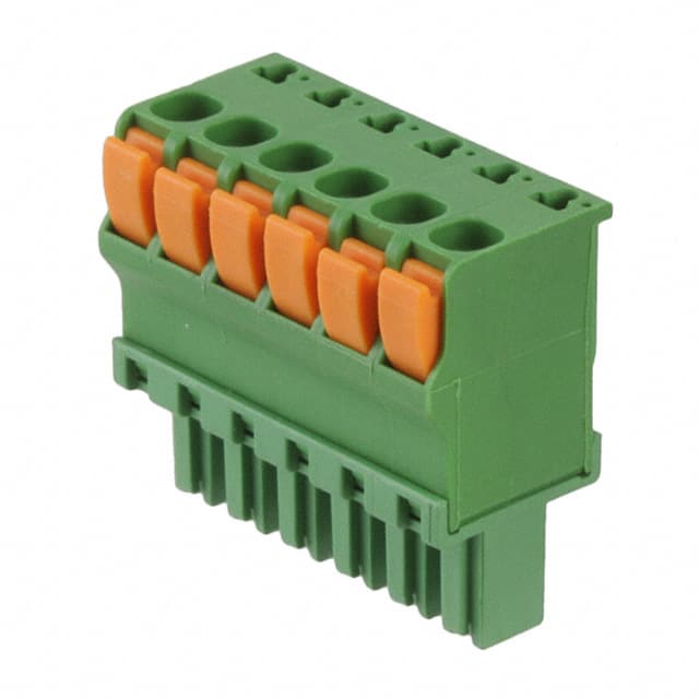 1986720-6 TERM BLOCK PLUG 6POS STR 3.81MM
